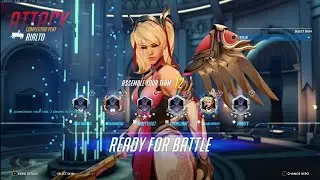 Overwatch XBOX ONE - Multiplayer Competitive Pink Mercy Match On Rialto -Season  26
