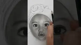 ✍️ Drawing a Baby Girl Portrait with Graphite Pencils
