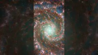 M74 &ndash; The Phantom Galaxy | 32 million light-years away | James Webb Space Telescope | No Commentary