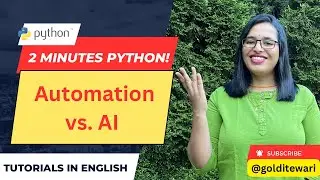 2 Minutes Python Tutorial! #4 - Automation vs. AI