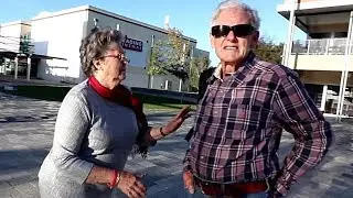 Reading My Mean Messages To Random People On The Street!?!? - Reaction - Funny