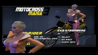 Motocross Mania 3 [PS2] Eva [Hardcore] Championship mode 1080p