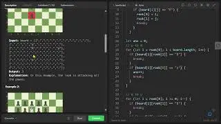 Leet Code problem: 999. Available Captures for Rook easy solution | Hindi