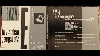 Eazy-E (LUV 4 DEM GANGSTA'Z - INSTRUMENTAL) Shaki DIrty Red Mc Ren Bone Thugs-N-Harmony N.W.A