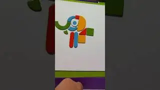Let's see how we create the elephant #elephant #puzzle #puzzelgames #yapboz #renkler