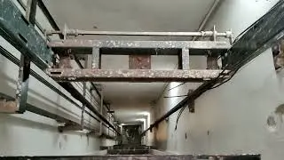 New MRL Lift mechanical parts installation and safety frame  DBG view