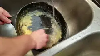 Cleaning Cast Iron with 
