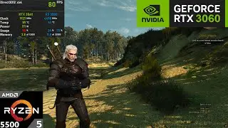 RTX 3060 12GB + Ryzen 5 5500 : The Witcher 3 Enhanced (Test in 2026)
