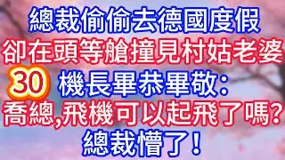 【30】總裁偷偷去德國度假，卻在頭等艙撞見村姑老婆，機長畢恭畢敬：喬總，飛機可以起飛了嗎？總裁懵了！