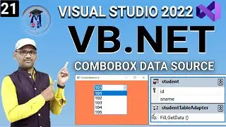 L21- VB.Net Combobox Data Source Property | How to fill ComboBox with DataTable vb net By Arvind