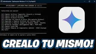 &iexcl;Crea tu propio optimizador de Windows f&aacute;cil y r&aacute;pido con IA!