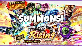 NEW YEAR RISING BANNER SUMMONS! | Dragon Ball Legends
