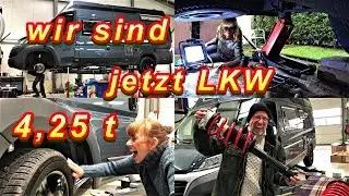 4,25 t für das Fiat Ducato Wohnmobil 💥 Auflastung - Höherlegung - Reifenwahl 💥 unser Weg zum LKW