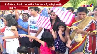 72nd Independence Day Celebrations Celebrations at Gandhi Memorial Park in Irving, USA