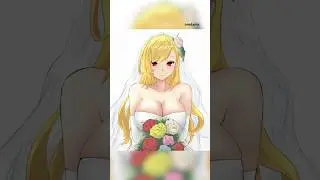 Draw Bride Kaela #speedpaint #drawing #holoid #shorts