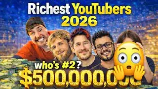 Richest Youtubers 2026 | Money Comparison | Can you guess who is at #2 ? | #richest #youtubers 