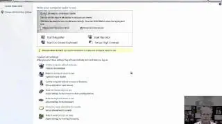 Ease of Access Center (Microsoft Accessibility Options)