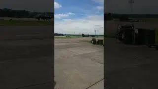 Gloster Meteor Jet Taxiing | RAF Benson
