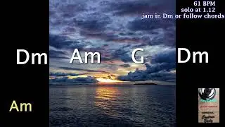 DEEP SOFT Melancholy BLUES/BALLAD Guitar Backing Track