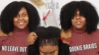 WOW 😱 NO LEAVE OUT! 🙅🏾‍♀️ KINKY CURLY WIG WITH BANGS (Type 4 texture) Ft YWigs