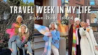 WEEK IN MY LIFE IN NEW ENGLAND || Boston + Newport with Sam & Jules (eating, exploring + travels)
