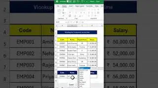 Excel Interview Question #145 How to Vlookup and get results from Multiple Columns
