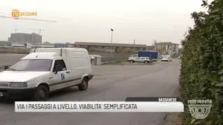 TG BASSANO (02/08/2017) - VIA AI PASSAGGI A LIVELLO, VIABILITA&rsquo; SEMPLIFICATA