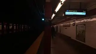 Manhattan bound R160B E at Court Sq-23 St with CBTC