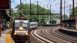 Midday Amtrak/NJ Transit Northeast Corridor trains at Metropark