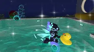 🌊🦆Lumi protogen playing with ducks🦆🌊