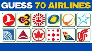 Guess 70 Airline Logos ✈️ | Only Gurus Can Score 50+