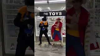luffy bailando xd  #figurasdecoleccion   #viralvideo #humor  #funnyvideos  #onepiece