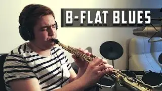 B-flat Blues Improvisation (Soprano Sax)