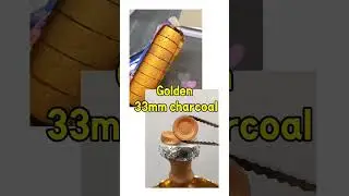 Premium golden hookah charcoal