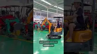 10 How to operate a mini crawler excavator, teach you step by step, you will definitely learn it.