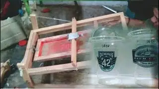 Tutorial membuat alat sablon gelas atau mug dari kayu sisa lebih murah lebih hemat
