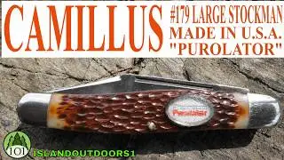 CAMILLUS U.S.A. #179 LARGE STOCKMAN - PUROLATOR -🇺🇸- Episode 140