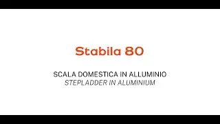 Stabila 80: Scala domestica in alluminio | Stepladder in aluminium