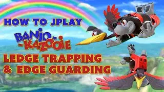 Как играть в Banjo Kazooie на японском: захват края и защита от падения с края.