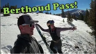 Backcountry Skiing BERTHOUD PASS Colorado 2021 Early Season (We Triggered a Mini Surface Avalanche!)