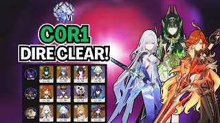 [Luna IV Stygian Onslaught] C0R1 Dire Clear (Nefer, Mavuika, Skirk) | Day 1 F2P Genshin Impact