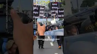 Aksi Represif Aparat Saat Amankan Unjuk Rasa di DPR RI