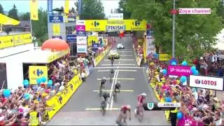Wout poels thinks he won stage 6 of tour of poland