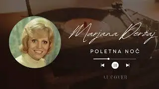 Marjana Deržaj - Poletna noč (1970s Upbeat Motown style song AI Cover)