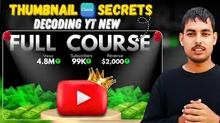 HOW TO CREATE  DECODING YT NEW THUMBNAIL | CREATE THUMBNAIL IN CANVA