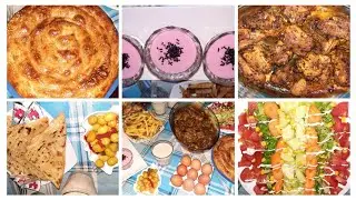 Menú dia 6 de Ramadán 2021/ dia de ayuno/ 4 recetas fáciles y nutritivas