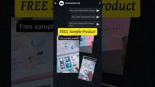 Free sample products today || free sample loot #freeproducts #freesample #viral