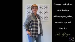 How to style a shirt if you've a fuller bust or over 50!  | SoSensational