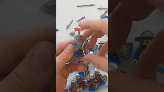 LEGO LION KNIGHTS ARMY BUILD!!!! #lego #legoshorts #afol #army #unboxing