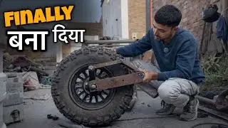 Finally हमने Rear Wheel Mount बना दिया 😃 // Homemade Reverse Trike / Vishal Skater